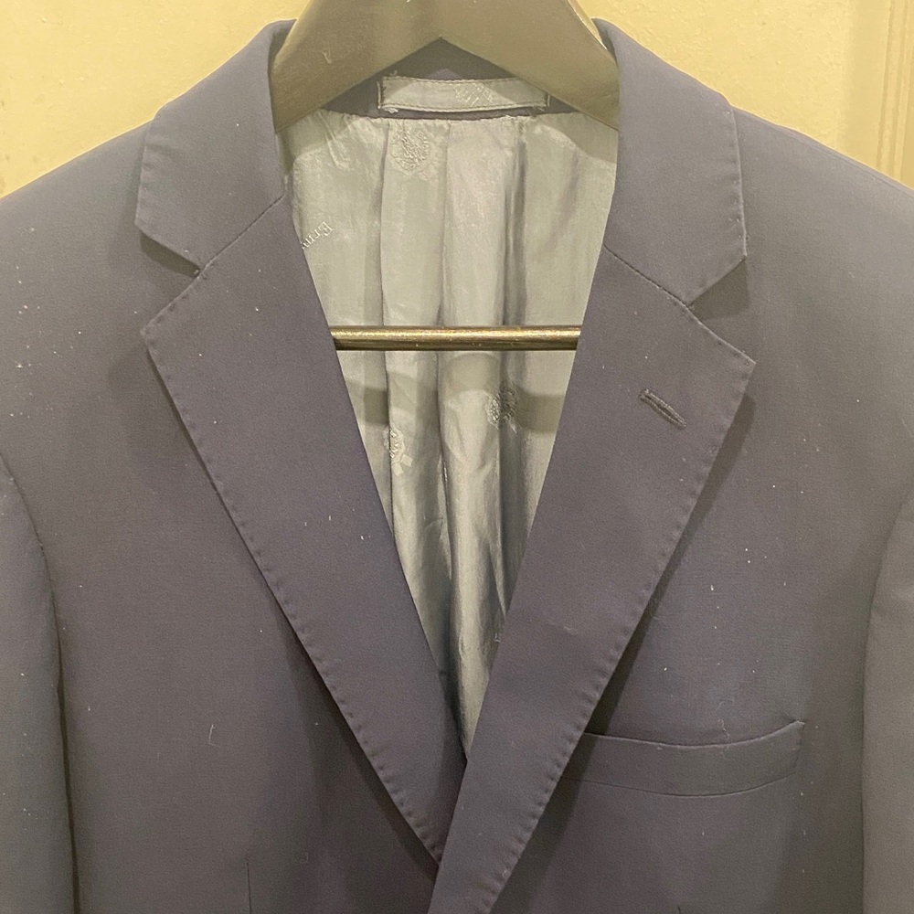 Ermenegildo Zegna Tropical Deep Blue Blazer for men with class S40 - Picture 5 of 8